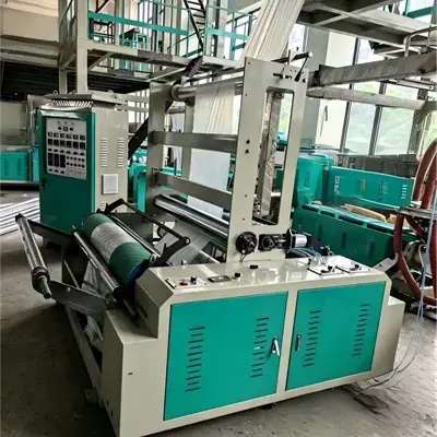 Featured with friction dual winding units, this machine supports both sheet and film production. Equipped with air expanding shafts for quick roll changing, it also offers two slitting blade modes to meet diverse production requirements flexibly.