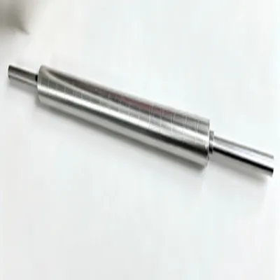 Flattening patterns on all aluminum guide rollers optimize film routing for flat, stable operation.