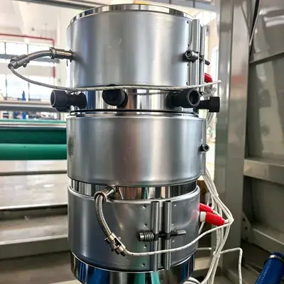 Adopting a 200mm large-diameter die head for more uniform and lasting temperature control. Equipped with a dual-zone temperature control system to effectively enhance film stability.