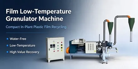 Plastic recycling machine